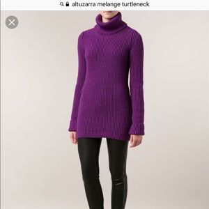 Cropped XS Altuzarra Melange Turtleneck